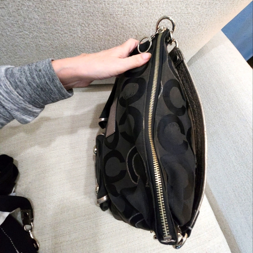 Coach Poppy Signature C's Shoulder Bag Purse c - Picture 4 of 14
